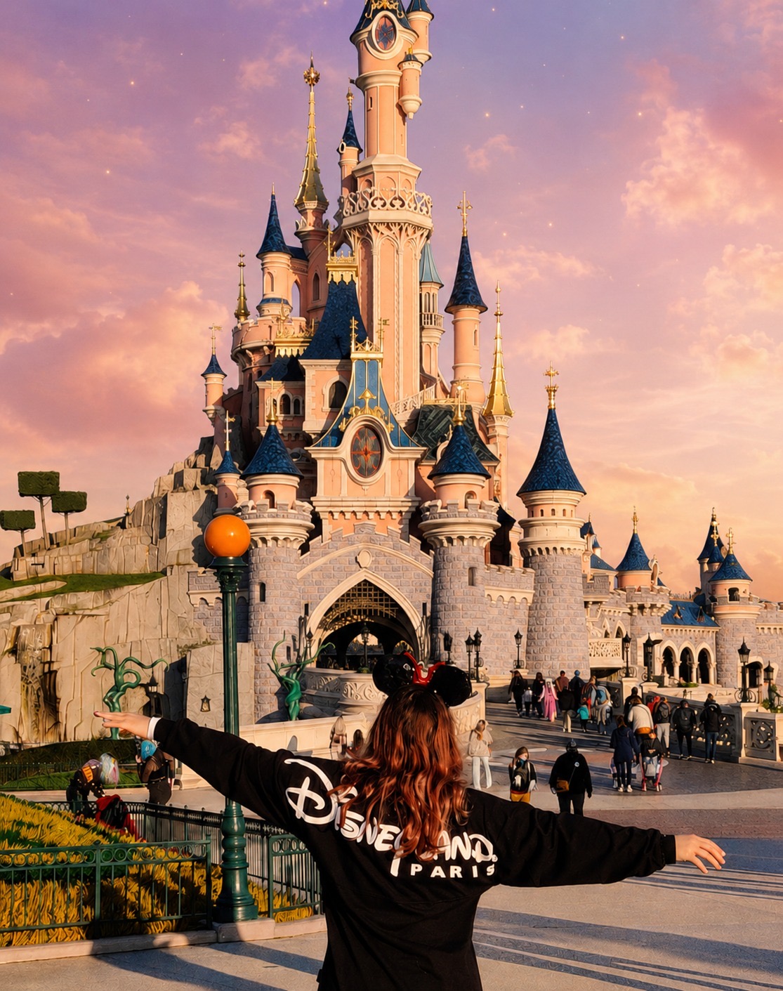 Fotografía de Sonia, agente de viajes de Entre Castillos, en Disneyland París